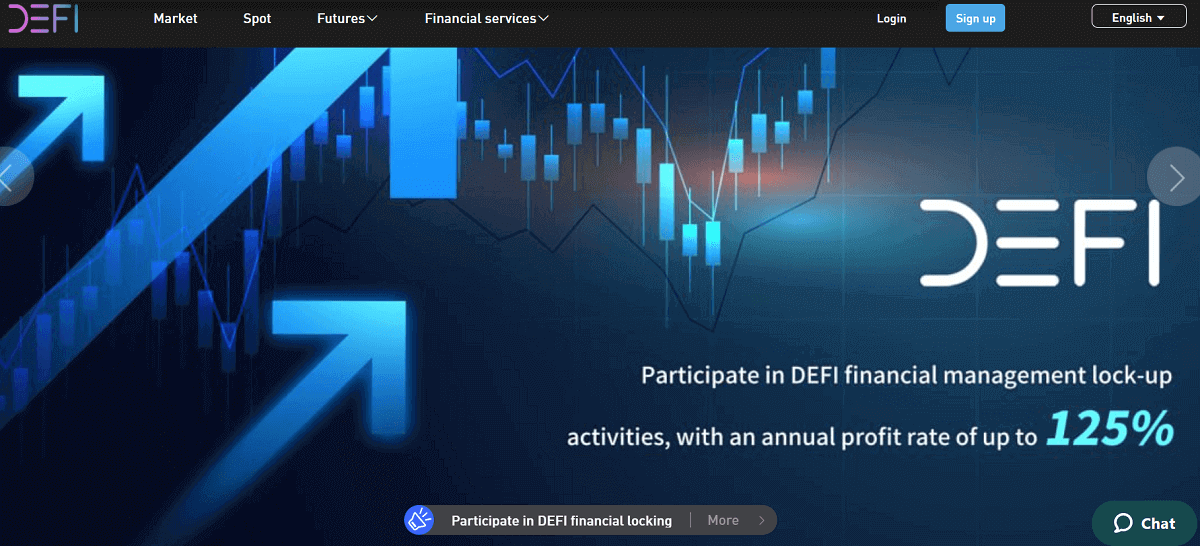 Defieo review - Screenshot of the Defieo.co Homepage showing unrealistic promises of gains