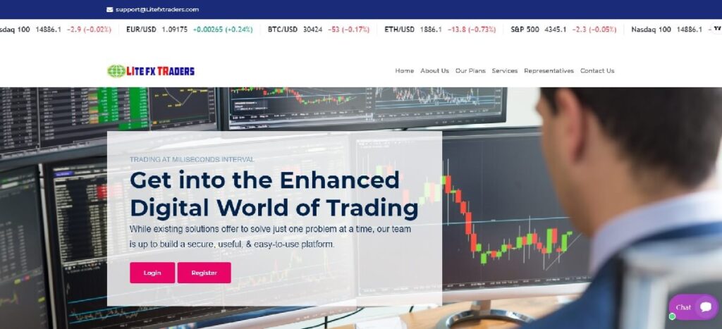 Litefxtraders.com Review - Screenshot of litefxtraders.com