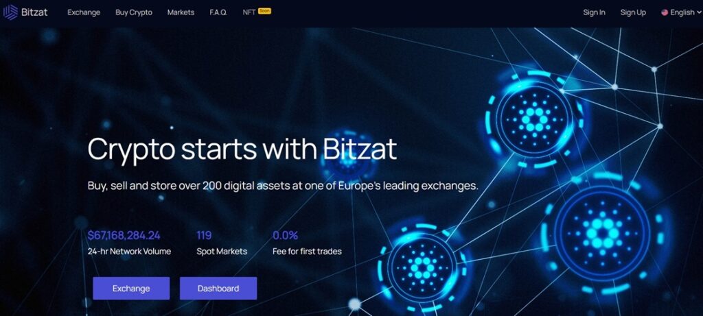 Bitzat Review - Screenshot of bitzat.com